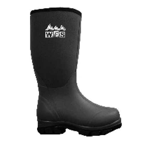 WORLD FAMOUS High Cut Rubber Boots 5mm Neoprene Upper Black for sale at KYGUNCO.