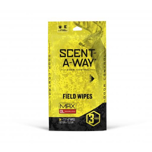 SCENT-A-WAY Saw Field Wipes 24 Pack for sale at KYGUNCO.