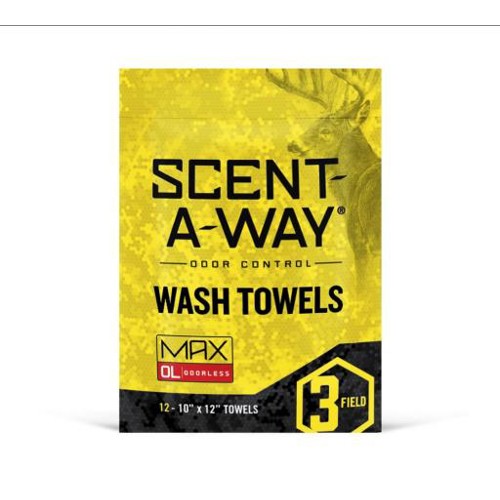 SCENT-A-WAY Saw Wash Towels 12 pk for sale at KYGUNCO.