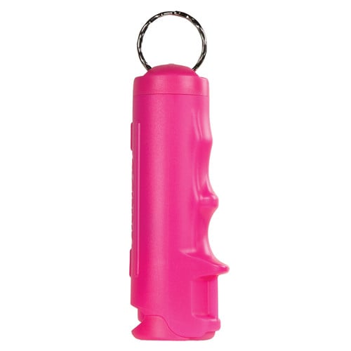 SABRE Max Strength Pepper Gel Flip Top Keychain - Pink for sale at KYGUNCO.