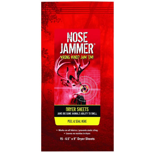 NOSE JAMMER Dryer Sheets - 15 Pack for sale at KYGUNCO.