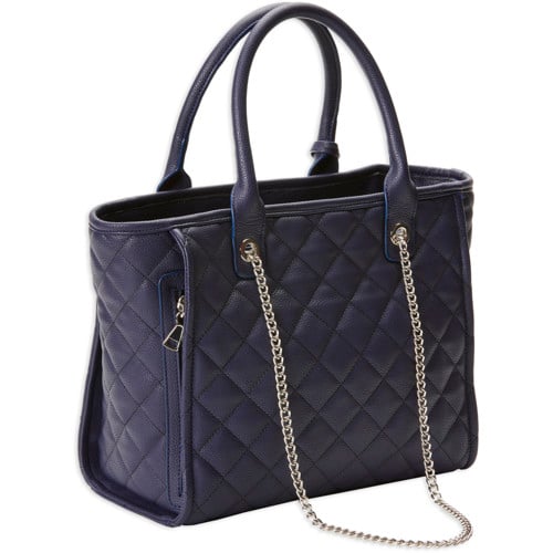 BULLDOG Quilted Tote Style Purse Navy for sale at KYGUNCO.
