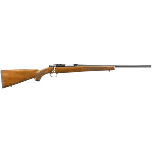 RUGER 77/17 17 WSM 20" 6rd Bolt Rifle + Threaded Barrel | Blued w/ American Walnut Stock for sale at KYGUNCO.