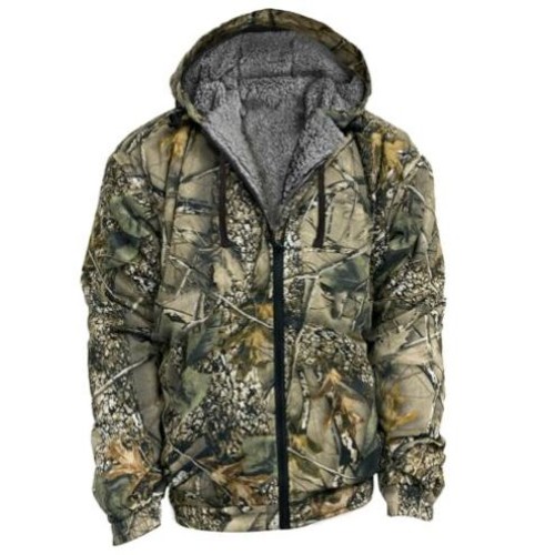 WORLD FAMOUS Hooded Fleece Camo Jacket w/ Serpa Lining for sale at KYGUNCO.