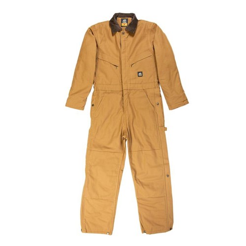 BERNE WORKWEAR Deluxe Insulated Coverall  Brown Duck Short Sizes for sale at KYGUNCO.