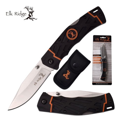 ELK RIDGE Lockback 3.3" Folding Knife for sale at KYGUNCO.
