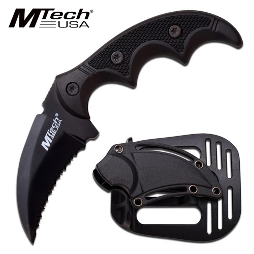 MTECH USA 10" Black Double Edge w/Blood Groove for sale at KYGUNCO.