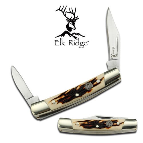ELK RIDGE Gentlemans Stag Bone 1.75" Knife for sale at KYGUNCO.