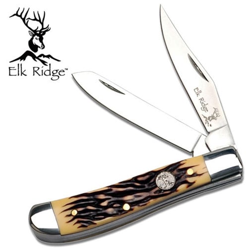 ELK RIDGE Gentlemans 3.7" Trapper Knife for sale at KYGUNCO.