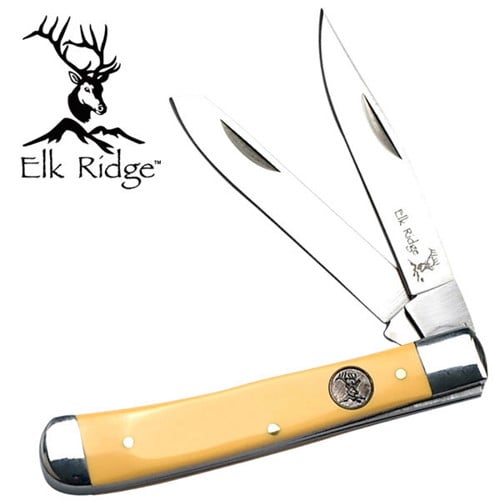 ELK RIDGE Gentlemans 2.75" Derlin Trapper Knife for sale at KYGUNCO.