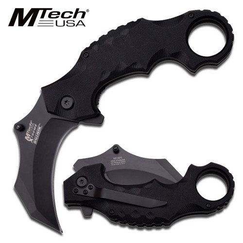 MTECH USA Xtreme 2.5" Black G10 Spring Assisted for sale at KYGUNCO.