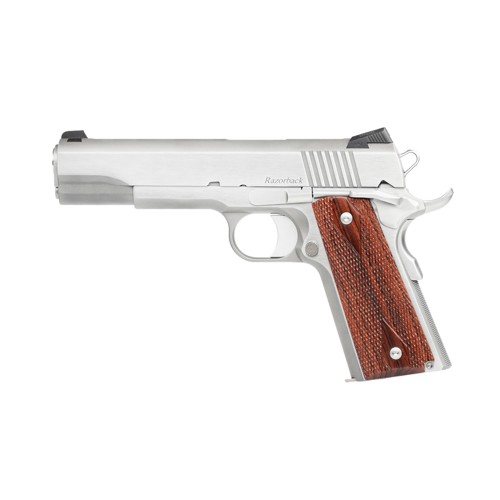 DAN WESSON RZ-10 1911 10mm 5" 9rd Pistol - Stainless | Cocobolo for sale at KYGUNCO.