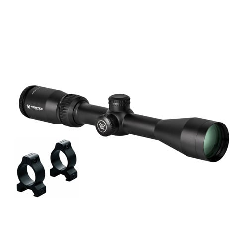 VORTEX Crossfire II 3-9x40mm Scope w/LPD Rings