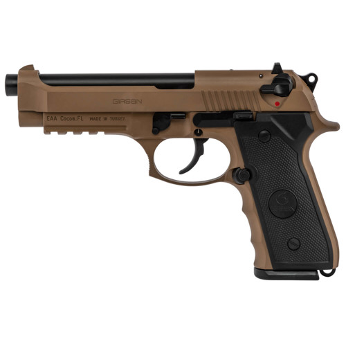 EAA Girsan Regard MC 9mm 4.9" 18+1 Pistol - Dark Earth / Black for sale at KYGUNCO.