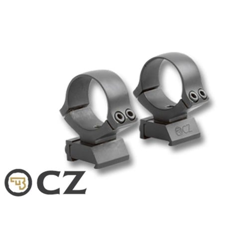 CZ-USA 455 1" 2-Piece Scope Rings | Matte Black for sale at KYGUNCO.