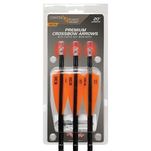 CENTERPOINT ARCHERY 3PK BOLTS W/ LIGHTED NOCKS for sale at KYGUNCO.