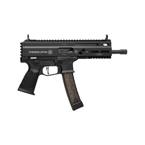 GRAND POWER Stribog SP9 A1 9mm 8" 30rd Pistol w/ Threaded Barrel - Black for sale at KYGUNCO.
