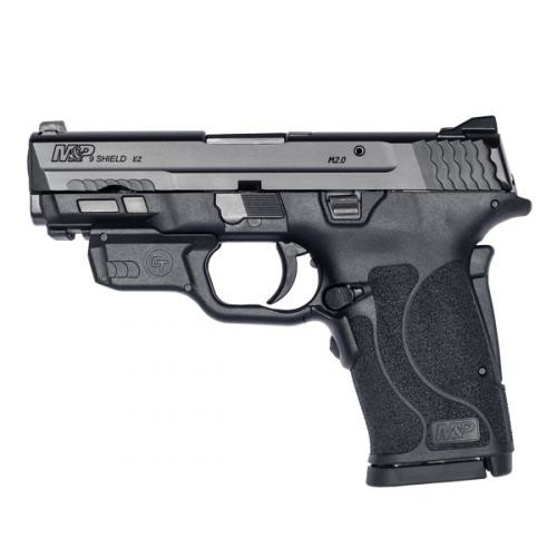 SMITH & WESSON SHIELD EZ 9mm 3.7" 8rd Pistol w/ Crimson Trace (Red) Laserguard & No Thumb Safety for sale at KYGUNCO.
