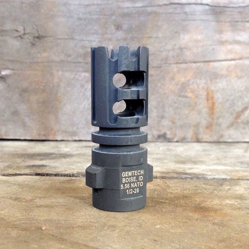 GEMTECH Quickmount 5.56mm Carbon Cutting Muzzle Brk 1/2-28 for sale at KYGUNCO.
