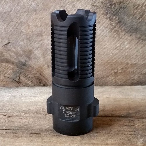 GEMTECH Quickmount 7.62mm Standard Flash Hider 1/2-28 for sale at KYGUNCO.