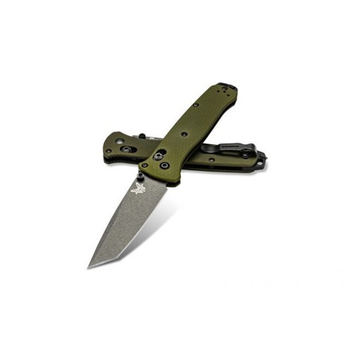 BENCHMADE Bailout 3.38" - Woodland Green Aluminum for sale at KYGUNCO.
