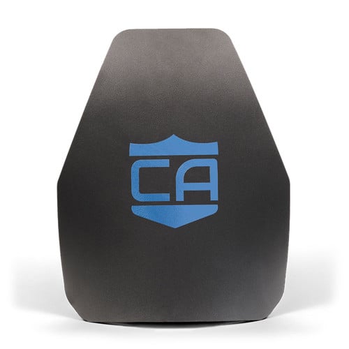 CALIBER ARMOR AR550 10x12 Shooter Cut w/Spall Coating Gray for sale at KYGUNCO.