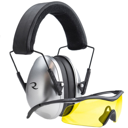 RADIANS Youth T40 Silver Muff/Black/Amber Glass True Jr for sale at KYGUNCO.