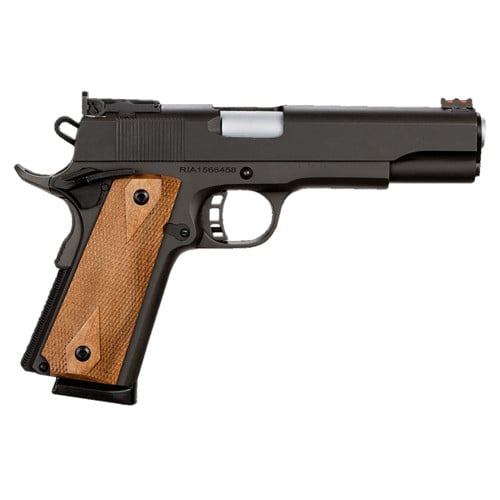 ROCK ISLAND M1911-A1 Pro Match 45 ACP 5" 8rd Pistol - CA Compliant - Black w/ Wood Grips