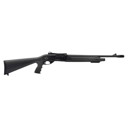 ROCK ISLAND LI-ON 12 Gauge 3" 18.5" 4+1 Semi-Auto Shotgun - Black w/ Pistol Grip for sale at KYGUNCO.