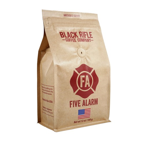 BLACK RIFLE COFFEE Five Alarm Coffee Medium Roast 12oz Bag for sale at KYGUNCO.