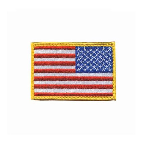 BLACKHAWK USA Reversed Flag Patch - Velcro Back w/ Gold for sale at KYGUNCO.