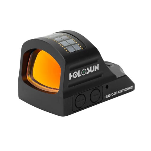 HOLOSUN Green 2MOA Dot 7075 Alum Solar Shake Awake Pistol for sale at KYGUNCO.