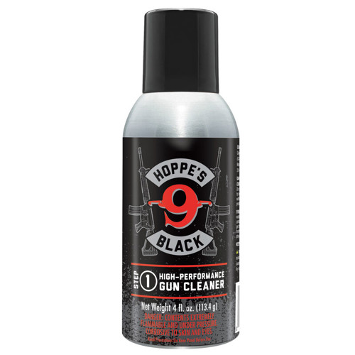 HOPPE'S Black 4 oz Aerosol Gun Cleaner with Straw for sale at KYGUNCO.