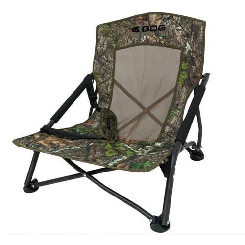 BOG POD Low Pro Turkey Camo Chair- Mossy Oak Obsession for sale at KYGUNCO.