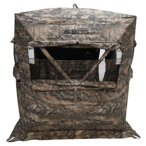 BOG POD Prevail Sitting Hub Blind 600D-Realtree for sale at KYGUNCO.