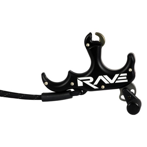TRUBALL ARCHERY RAVE - 3 FINGER - BLACK for sale at KYGUNCO.