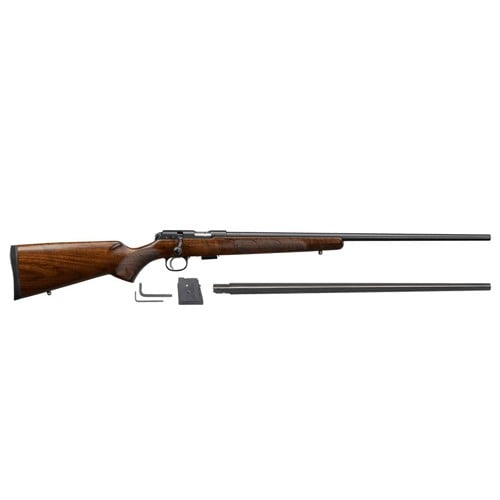 CZ-USA QP Only CZ 457 American 24" 22LR/17HMR 5rd -Walnut for sale at KYGUNCO.
