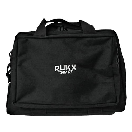 AMERICAN TACTICAL IMPORTS Double Pistol Case Black Rukx Gear for sale at KYGUNCO.