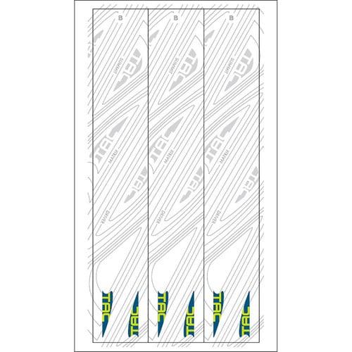 TAC VANES TAC 4.625" White Topo Wraps - Size B (13 pk) for sale at KYGUNCO.