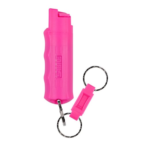 SABRE Red Pepper Spray Keychain QR Key Ring Pink for sale at KYGUNCO.