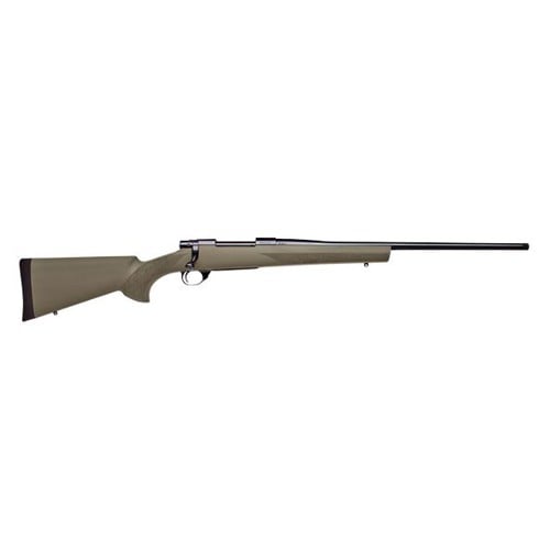 HOWA M1500 Hogue 243 Win 22" 5rd Bolt Rifle w/ Threaded Barrel - Green / Black for sale at KYGUNCO.