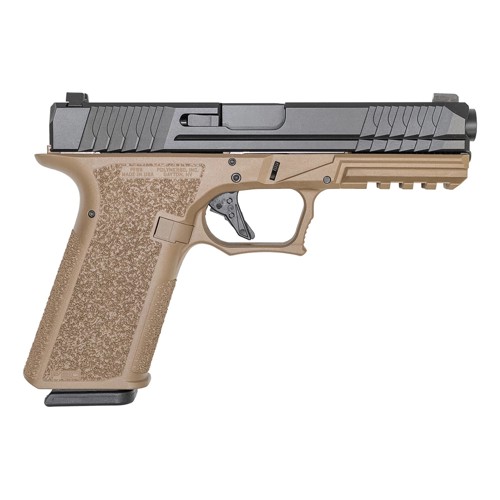 POLYMER80PFS9 Full Size 9mm Black/FDE Frame 10rd for sale at KYGUNCO.