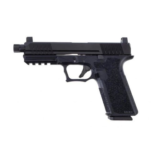 POLYMER80 P80 PFS9 9mm 4.49" 10rd Pistol w/ Threaded Barrel + Night Sights | Black for sale at KYGUNCO.