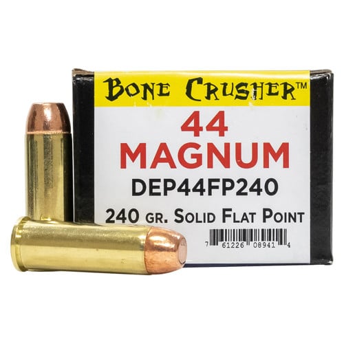 MAGNUM RESEARCH 44 Rem Mag 240Gr Bonecrusher Flat Point 25rd for sale at KYGUNCO.