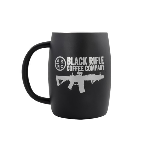 BLACK RIFLE COFFEE America's Coffee Classic Logo SS Mug Matte Black for sale at KYGUNCO.
