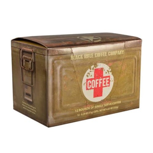 BLACK RIFLE COFFEE Coffee Saves Rounds Vintage Medium Roast Single for sale at KYGUNCO.