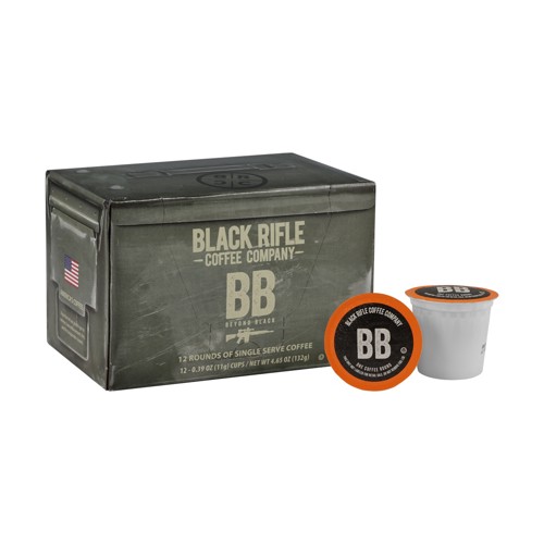 BLACK RIFLE COFFEE Beyond Black Dark Roast Coffee Blend Single Serve for sale at KYGUNCO.