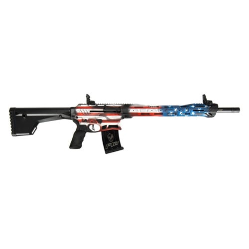 TYPHOON DEFENSE F12 Patriot Sprot 12 Gauge 3" 18.5" 5rd Semi-Auto AR12 Shotgun - American Flag for sale at KYGUNCO.