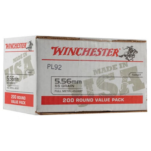 WINCHESTER AMMO 5.56 55Gr FMJ Brass 200rd