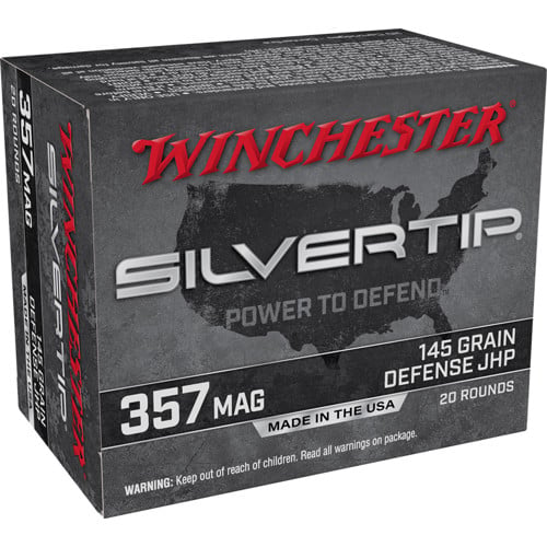 WINCHESTER AMMO 357 Mag 145Gr Silvertip Hollow Point 20rd for sale at KYGUNCO.
